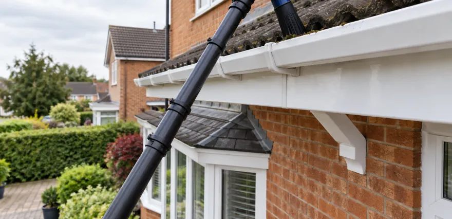 Roof and gutter cleaning