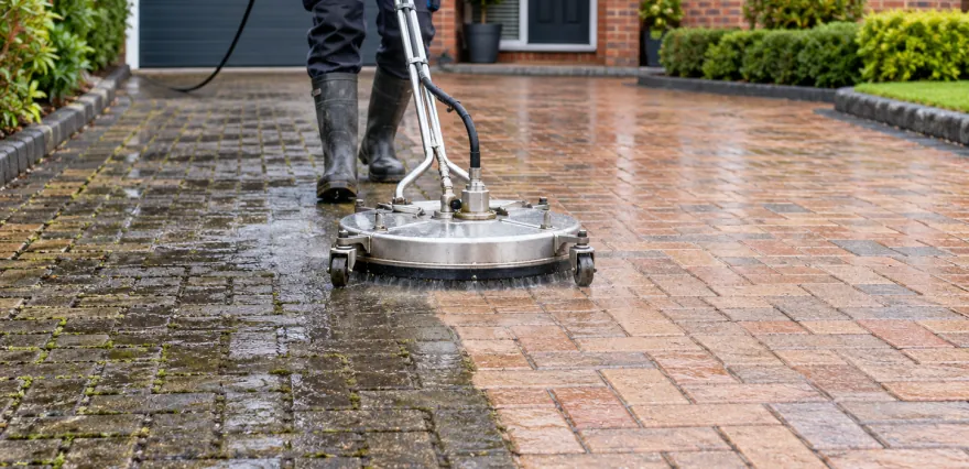 Professional pressure washing